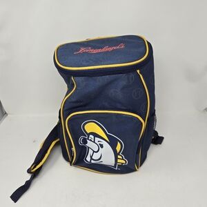 MILWAUKEE BREWERS Barrelman Cooler Bag Backpack Leinenkugels MLB Blue Yellow #2